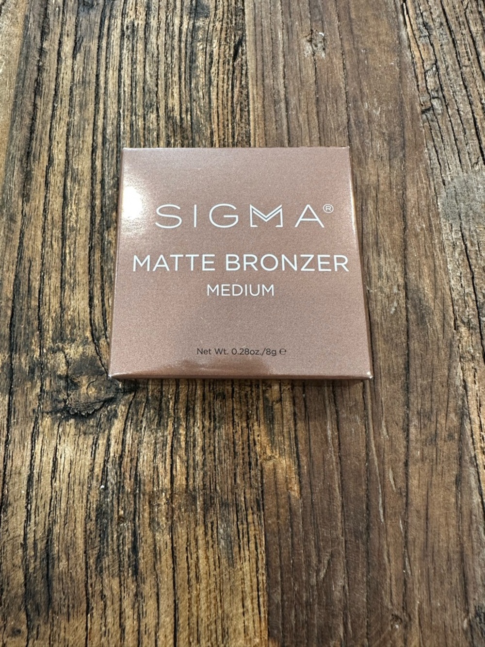 Sigma Beauty Matte Bronzer Medium - Brown Shimmer Compact